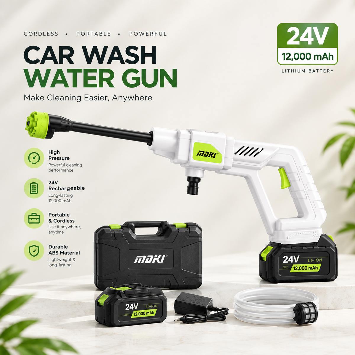 Car Wash Water Gun Household Cordless