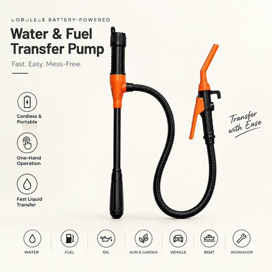 Portable Oil Transfer Hose Easy Self-Driving Design